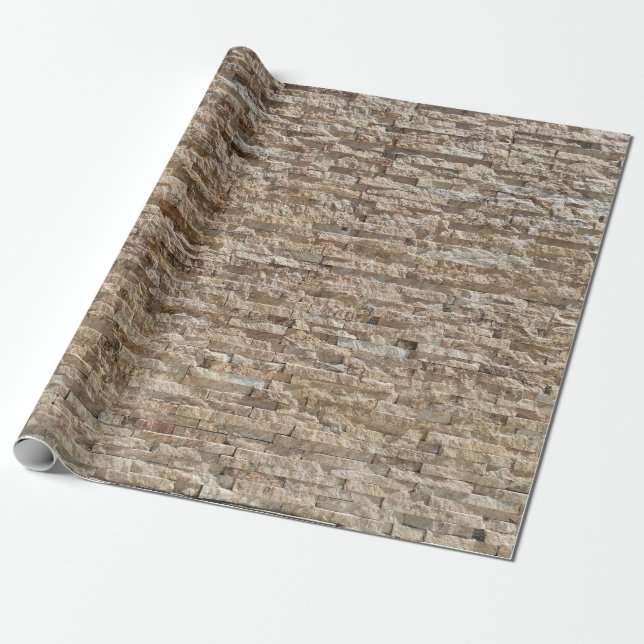 Papier Cadeau Motif géométrique en pierre (Déroulé)