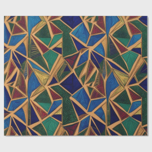 Papier Cadeau Motif géométrique moderne