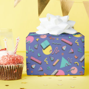 Papier Cadeau Motif géométrique rétro