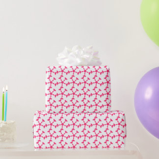 Papier Cadeau Motif géométrique rose sans couture – Moderne Abst