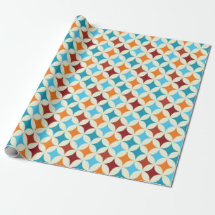 Papier Cadeau motif géométrique transparente. modèle moderne