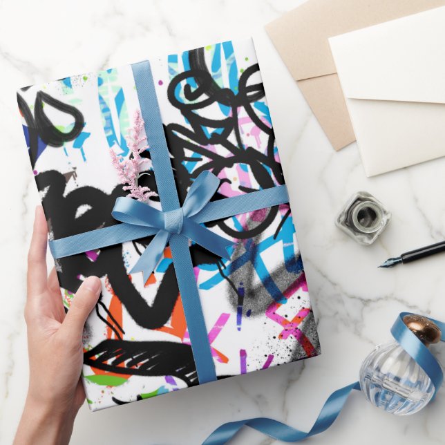 Papier Cadeau Motif Graffiti (Cadeaux)