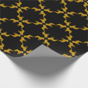 Papier Cadeau Motif graphique de Bouledogue Français de luxe