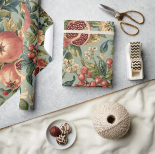 Papier Cadeau Motif Grenade de William Morris Fruit