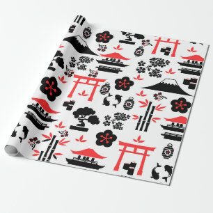 Papier Cadeau Motif japonais