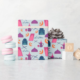 Papier Cadeau Motif Joyeux Ramadan
