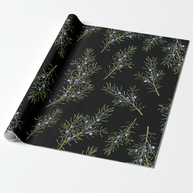 Papier Cadeau Motif Juniper (Déroulé)
