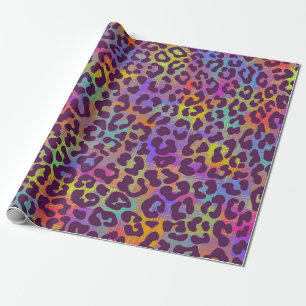 Papier Cadeau Motif léopard. Répétition sans soudure animal ba