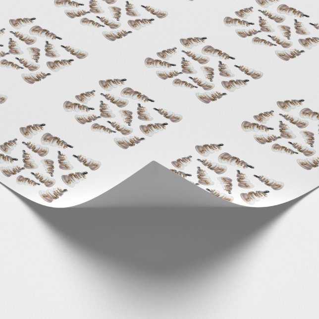 Papier Cadeau motif mariage (Coin)