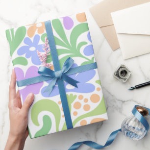 Papier Cadeau Motif Matisse Daisies