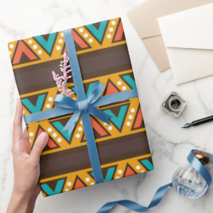 Papier Cadeau Motif mexicain Fiesta papier d'emballage