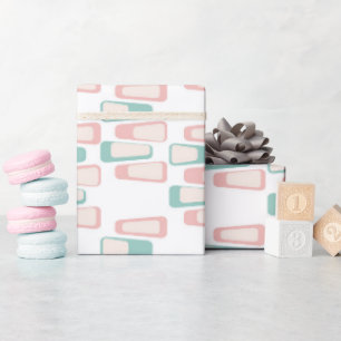 Papier Cadeau Motif Mid Century