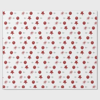 Papier Cadeau Motif minimal de joie des Fêtes