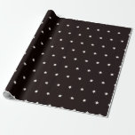 Papier Cadeau Motif moderne Black White Christmas Stars<br><div class="desc">Ce papier d'emballage motif de Noël étoiles présente un contraste audacieux d'étoiles blanches éclatantes éparpillées dans un arrière - plan noir profond, créant un look amusant et contemporain qui est parfait pour envelopper tous les cadeaux pour la famille, les amis, collègue de travail, patron, ou voisin cette saison de fête....</div>