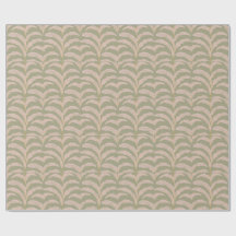 Motif Moderne de Feuille de Palmier Tropical Sage