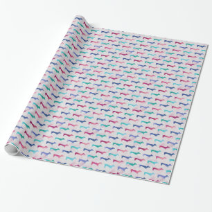 Papier Cadeau Motif multicolore de teckel