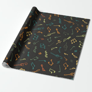Papier Cadeau Motif musical