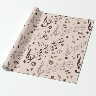 Papier Cadeau Motif musical