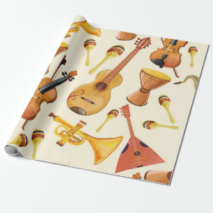 Papier Cadeau Motif musical