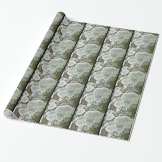 Papier Cadeau Motif naturel blanc