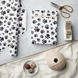 Papier Cadeau Motif noir et blanc