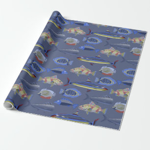 Papier Cadeau Motif Océan