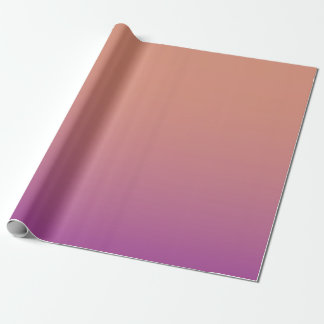 Papier Cadeau Motif Ombre orange à violet