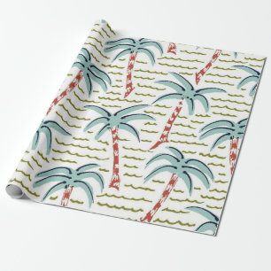 Papier Cadeau Motif palmier
