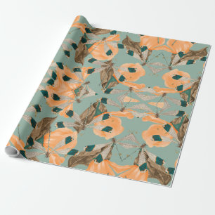 Papier Cadeau Motif papillon Luna Moth