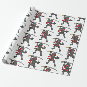 Papier Cadeau Motif personnalisable de Ninja
