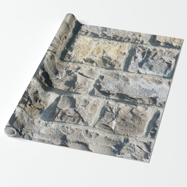 Papier Cadeau Motif pierreux (Déroulé)