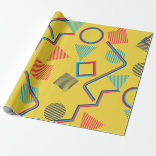 Papier Cadeau Motif Pop Art sans soudure. Textur coloré Abstrait