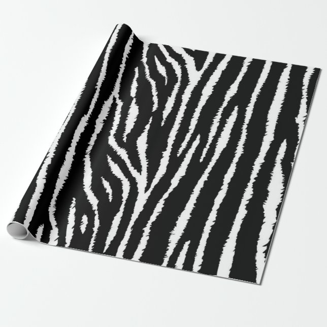 Papier Cadeau motif poster de animal (Déroulé)