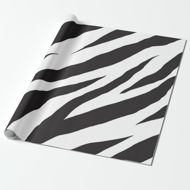 Papier Cadeau motif poster de animal (Déroulé)