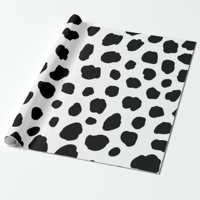 Papier Cadeau motif poster de animal (Déroulé)