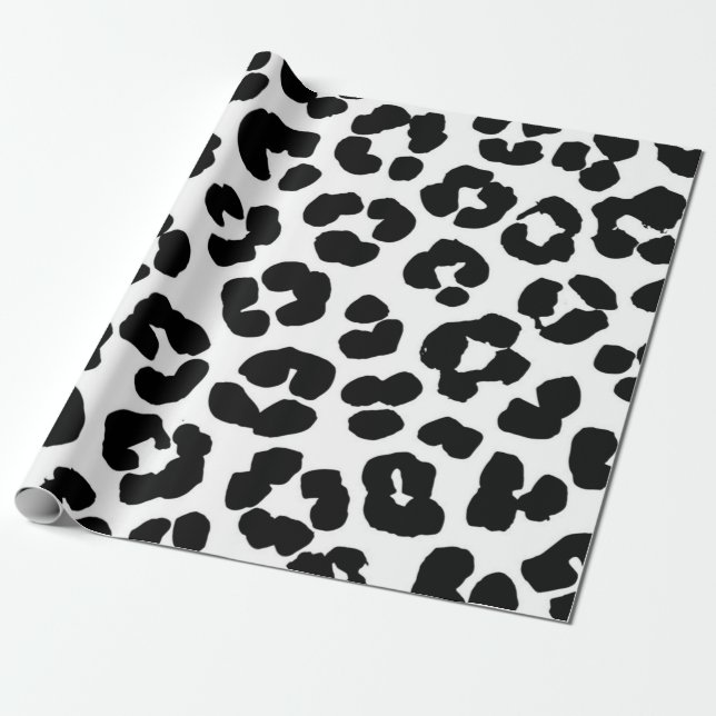 Papier Cadeau motif poster de animal (Déroulé)