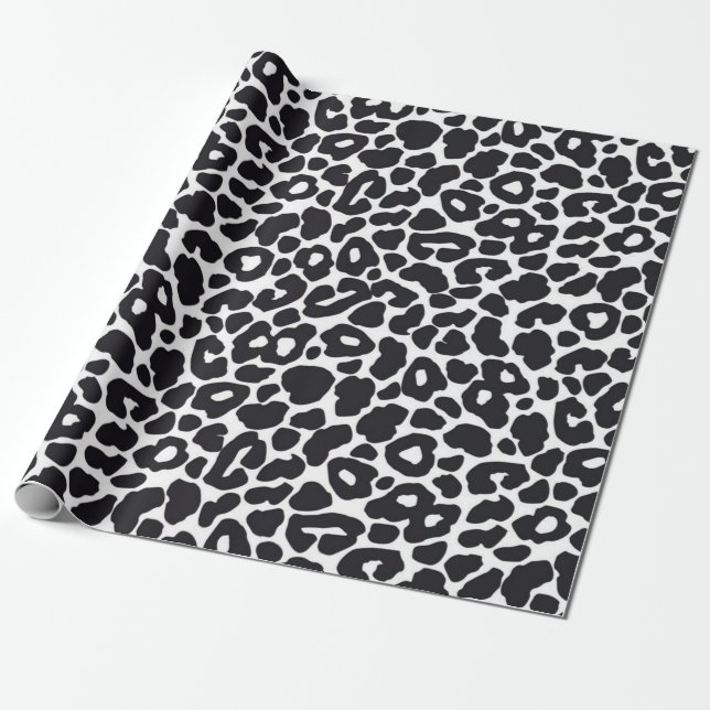 Papier Cadeau motif poster de animal (Déroulé)