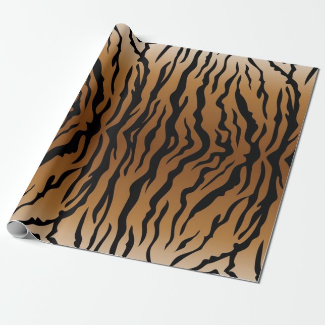 Papier Cadeau motif poster de animal (Déroulé)