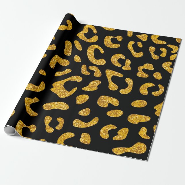 Papier Cadeau motif poster de animal (Déroulé)