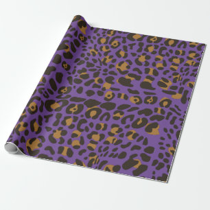 Papier Cadeau Motif Poster de animal Leopard Jaguar