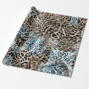 Papier Cadeau Motif Poster de animal Leopard Spots