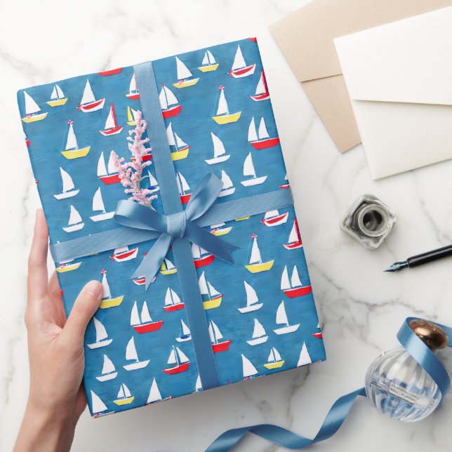 Papier Cadeau Motif Preppy (Cadeaux)