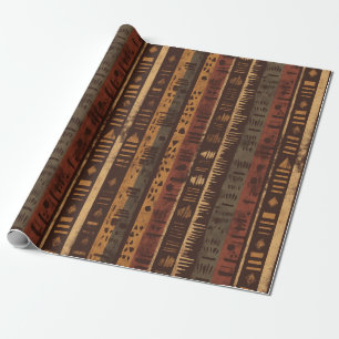 Papier Cadeau Motif rayé rustique du Sud-Ouest (5)