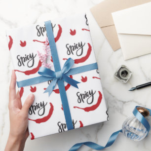 Papier Cadeau Motif Red Chili Peppers