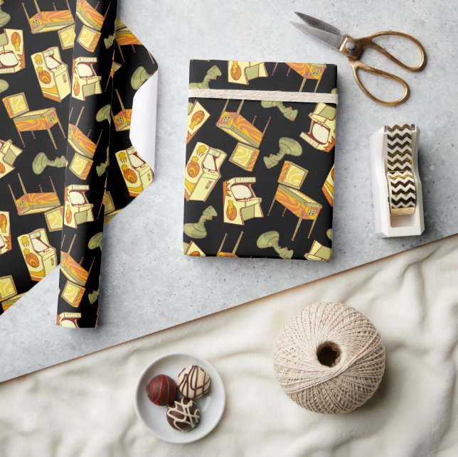 Papier Cadeau Motif Retro Games (Artisanat)