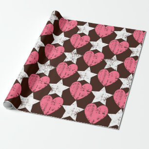 Papier Cadeau Motif rétro sans couture. Texture avec fil
