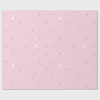 Papier Cadeau Motif rose poker