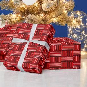 Papier Cadeau Motif rouge unique