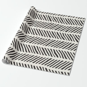 Papier Cadeau Motif sans couture avec traits dessinés à la main.