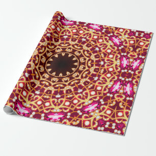 Papier Cadeau Motif sans couture de luxe mandala broch